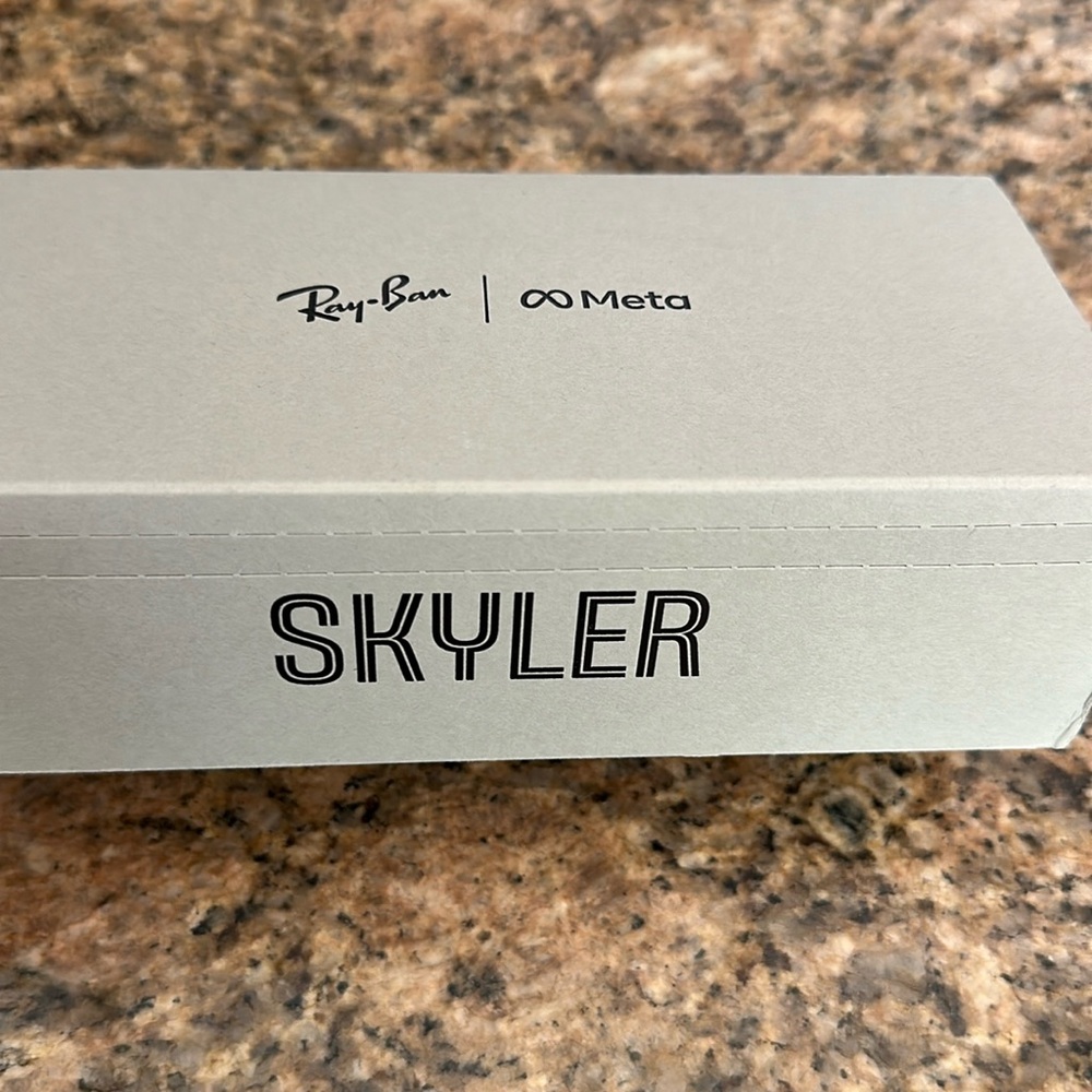 Ray-Ban Black Skyler Meta Glasses. Never opened! Brand new!